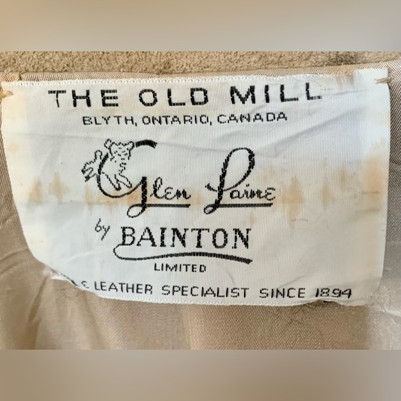 Vintage Old Mill Suede Jacket Sz. 48 - Picture 11 of 16